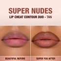 Charlotte Tilbury Super Nudes Lip Cheat Contour Duo Lip Liner Tan
