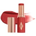 Charlotte Tilbury Unreal Lip + Cheek Glow Blush Stick with Hyaluronic Acid Cherry Glow