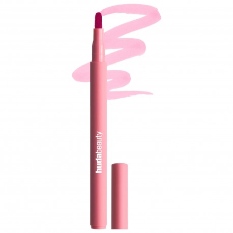 Huda Beauty Lip Contour Lip Stain for 12-Hour Wear Baby Pink