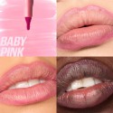 Huda Beauty Lip Contour Lip Stain for 12-Hour Wear Baby Pink
