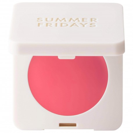 Summer Fridays Blush Butter Balm Hydrating Cream Blush with Peptides Pink Sunset