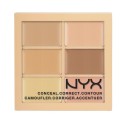 NYX Conceal Correct Contour Palette Light