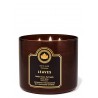 Bath & Body Works White Barn Leaves 3 Wick Scented Candle
