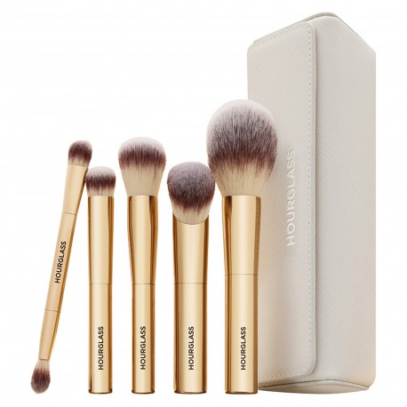 Hourglass Face & Eye Travel Brush Set