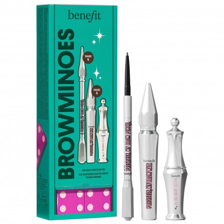 Benefit Cosmetics BROWminoes Full Size & Mini Brow Makeup Gift Set Shade 4