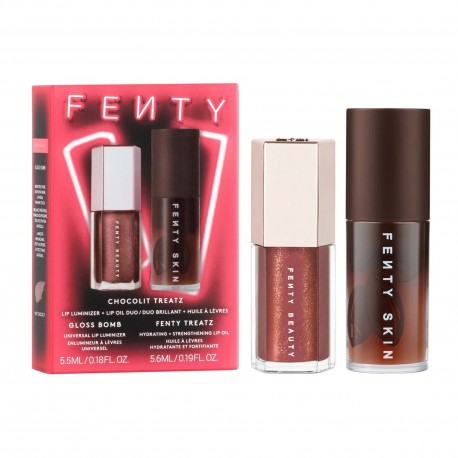Fenty Skin Chocolit Treatz Lip Luminizer + Lip Oil Duo