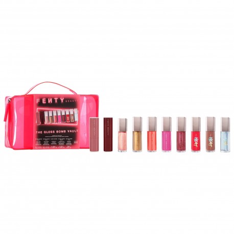Fenty Beauty The Gloss Bomb Vault 10-Piece Full-Size Lip Set