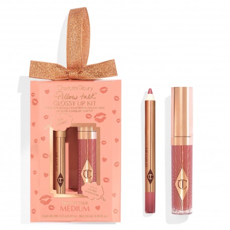 Charlotte Tilbury Pillow Talk Medium Glossy Lips Duo