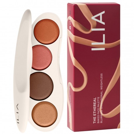 Ilia The Ethereal Baked Face Palette Deep Long-Wear Bronzer, Highlighter & Blush
