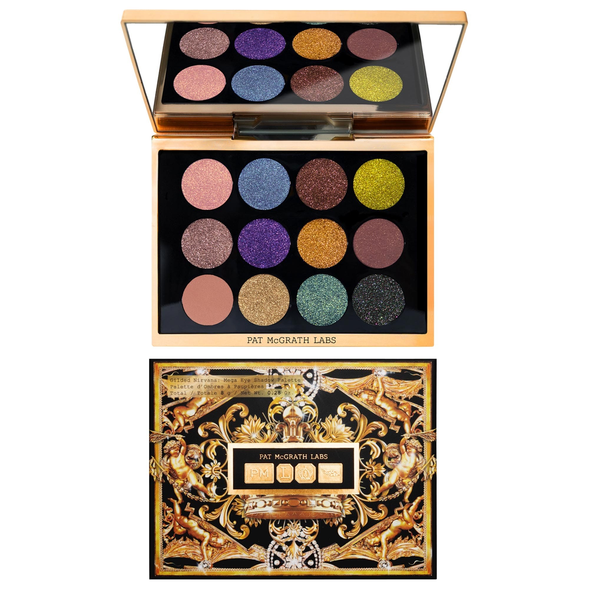 PAT McGRATH LABSアイシャドウパレットGilded Nirvana Pat McGrath Labs Gilded Nirvana Mega Eye Shadow Palette Fards à