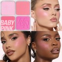 Huda Beauty Blush Filter Blurring Blushlighters Palette Baby Pink