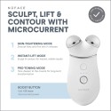 Nuface Trinity+ Microcurrent Facial Toning Device Starter Kit White