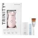 Nuface Trinity+ Microcurrent Facial Toning Device Starter Kit Sandy Rose