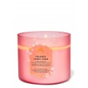 Bath & Body Works White Barn Crushed Candy Cane 3 Wick Scented Candle