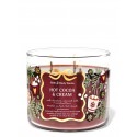 Bath & Body Works Hot Cocoa & Cream 3 Wick Scented Candle