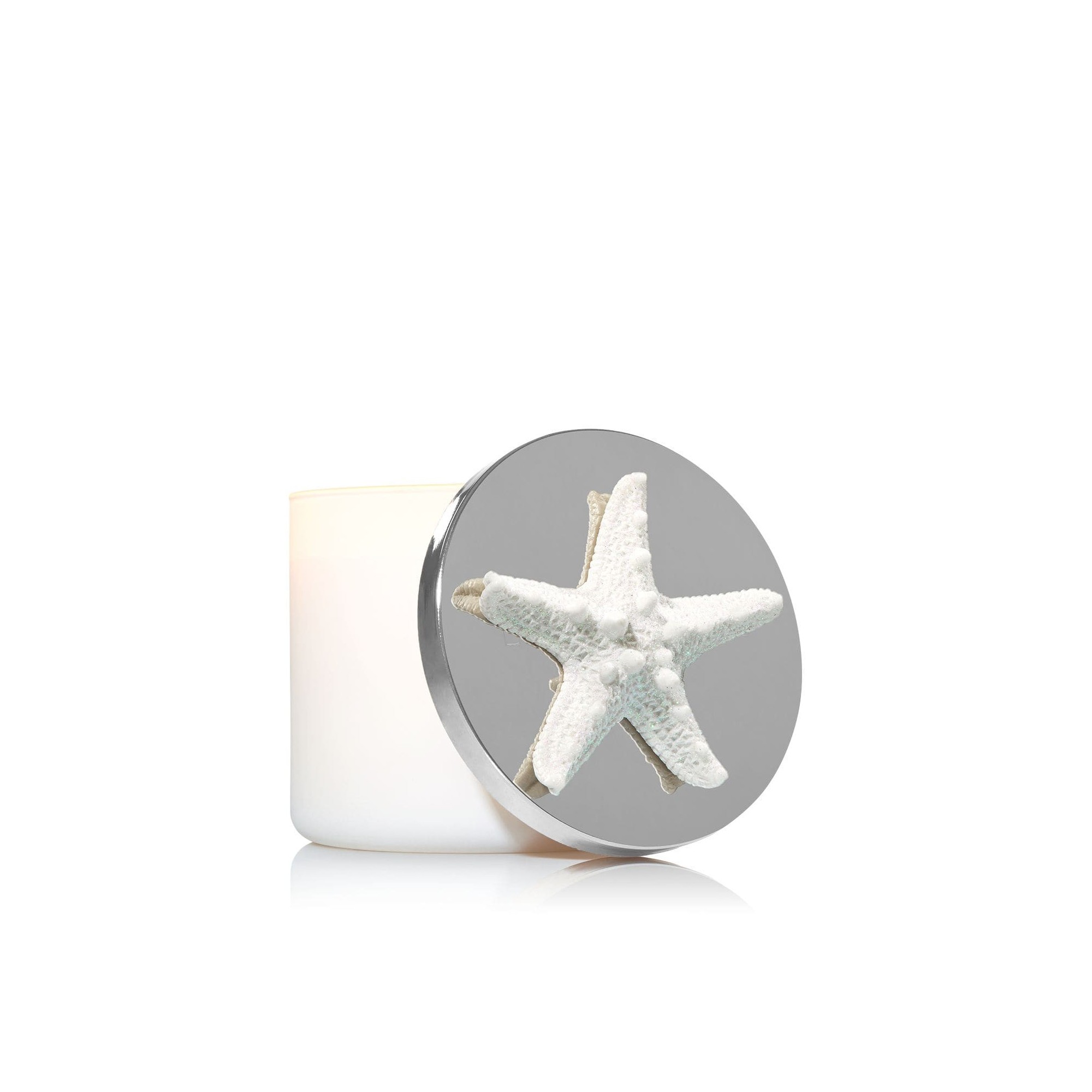 Bath & Body Works Sparkly White Starfish 3-Wick Candle Magnet