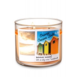 Bath & Body Works Orange Cream Soda 3 Wick Scented Candle