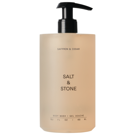 Salt & Stone Saffron & Cedar Body Wash with Niacinamide + Probiotics