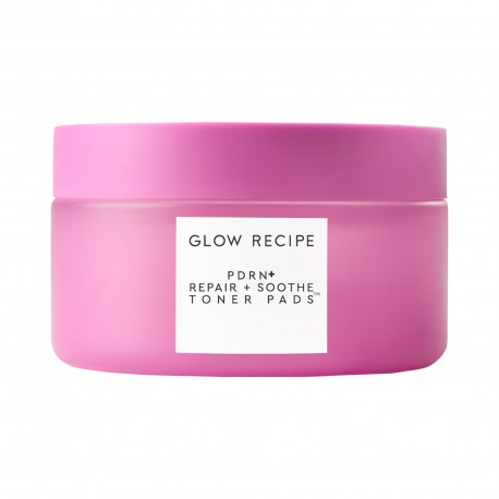 Glow Recipe PDRN Repair + Soothe Korean Prickly Pear Toner Pads for Skin Barrier Repair