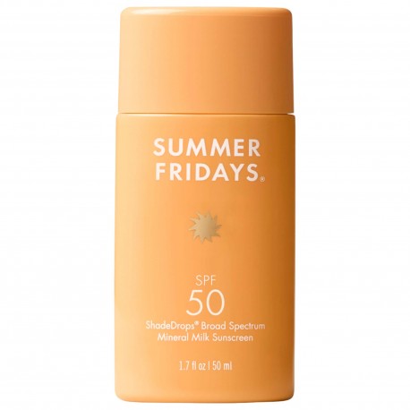 Summer Fridays ShadeDrops Broad Spectrum SPF 50 Daily Mineral Milk Sunscreen