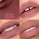 Huda Beauty Liquid Matte Mousse Soft Blur Lip Cream Berry Brown