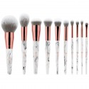 BH Cosmetics Marble Luxe 10 Piece Brush Set