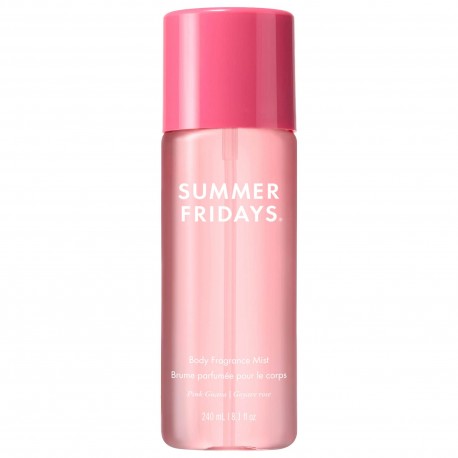 Summer Fridays Pink Guava Hair + Body Fragrance Mist with Guava Nectar + Sweet Strawberry