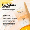 Anua KPop Demon Hunters Zero-Cast Moisturising Finish SPF50 Sunscreen