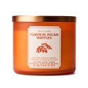 Bath & Body Works White Barn Pumpkin Pecan Waffles 3 Wick Scented Candle