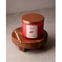 Bath & Body Works White Barn Pumpkin Apple 3 Wick Scented Candle