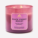 Bath & Body Works White Barn Black Cherry Merlot 3 Wick Scented Candle