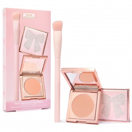 Tarte Face Card Never Declines Cc Full Coverage Undereye Corrector & Brush Set