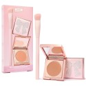 Tarte Face Card Never Declines Cc Full Coverage Undereye Corrector & Brush Set Medium Tan Peach