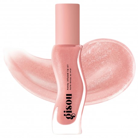 Gisou Honey Infused Hydrating Lip Oil Pink Praline