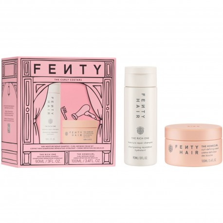 Fenty Hair The Curly Costars Mini Moisture Repair Shampoo + Curl-Defining Cream Set