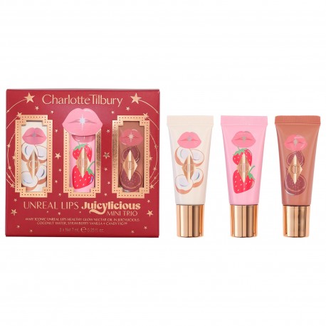 Charlotte Tilbury Unreal Lips Juicylicious Mini Trio