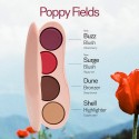 Ilia The Ethereal Baked Face Palette Poppy Fields Bronzer, Highlighter & Blush With 8-Hour Wear