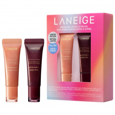 Laneige Sparkling Shimmer Lip Glowy Balm Duo Gift Set