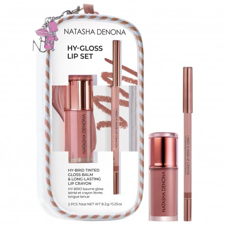 Natasha Denona Hy-Gloss Lip Gloss Duo Gift Set Cleo