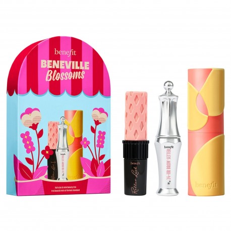 Benefit Cosmetics Beneville Blossoms Gel Stick Blush Mascara & Eyebrow Gel Trio Gift Set