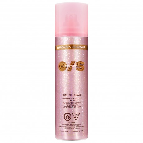 One/Size By Patrick Starrr On 'Til Dawn Waterproof Glitter Setting Spray Brown Sugar