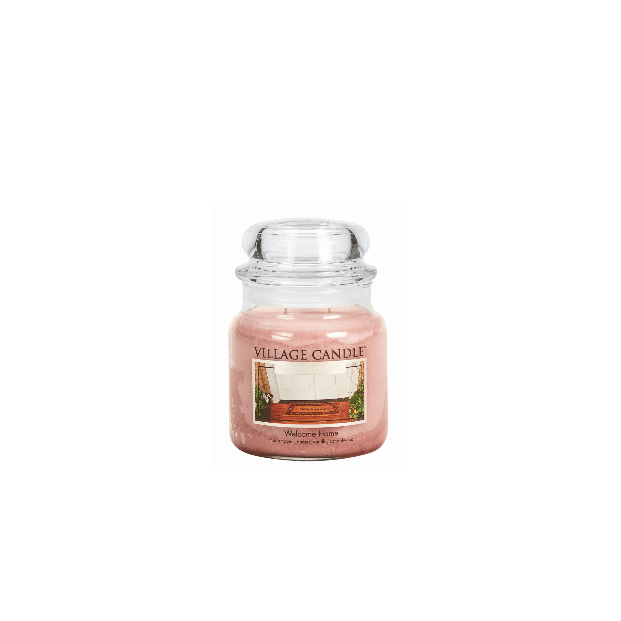 Village Candle Welcome Home Medium Jar Glass