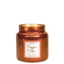 Village Candle Pumpkin Tweed Metallics Medium Jar Glass