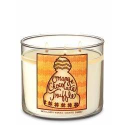 Bath & Body Works Orange Chocolate Truffle 3 Wick Scented Candle