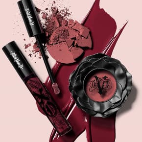 Kat Von D Vegan Beauty Everlasting Blush Contour Palette XO Vinyl Liquid Lipstick