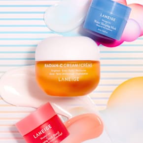 Laneige Lip sleeping mask Masque de nuit pour les lèvres Routine Trio du soir Water Bank Cream Moisturizer Crème hydratante Water sleeping